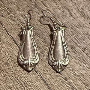 Bundle of Unique Sterling Silver(ware)Dangle Earrings